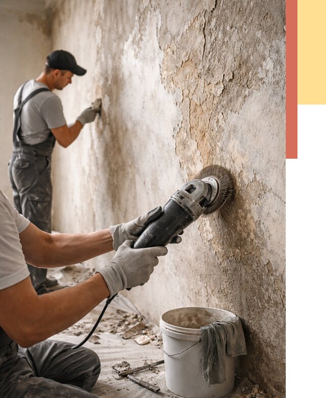 Снятие и удаление краски со стен в Лангепасе от 2121 руб. — ОТДЕЛОЧНИК-Лнг