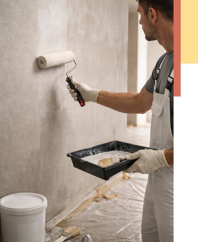 Грунтовка стен в Лангепасе от 2222 руб. м2 — быстро, недорого, с материалом | ОТДЕЛОЧНИК-Лнг