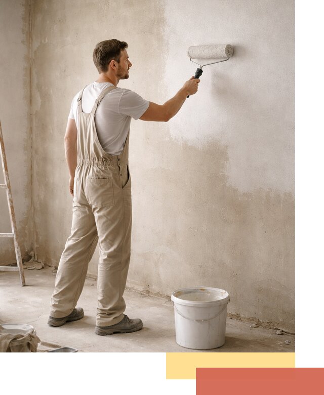 Грунтовка стен под отделку в Лангепасе профессиональным раствором