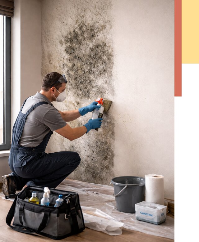 Удаление плесени со стен в Лангепасе от 2172 руб. — быстро и недорого | ОТДЕЛОЧНИК-Лнг