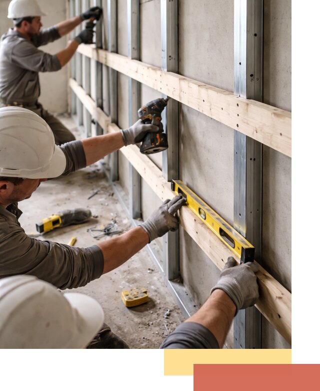 Устройство обрешетки под панели в Лангепасе