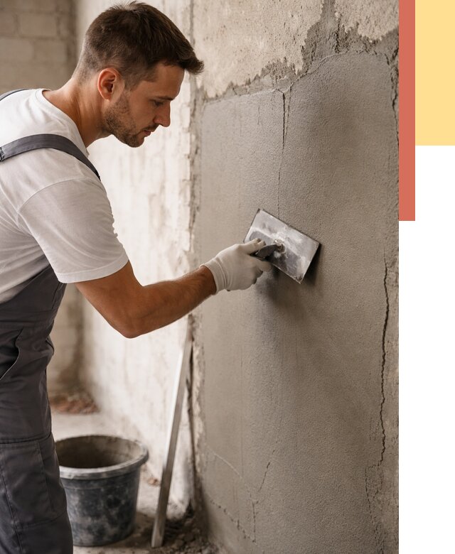 Штукатурка стен под плитку в Лангепасе от 4242 руб./м2 — выравнивание под плитку | ОТДЕЛОЧНИК-Лнг