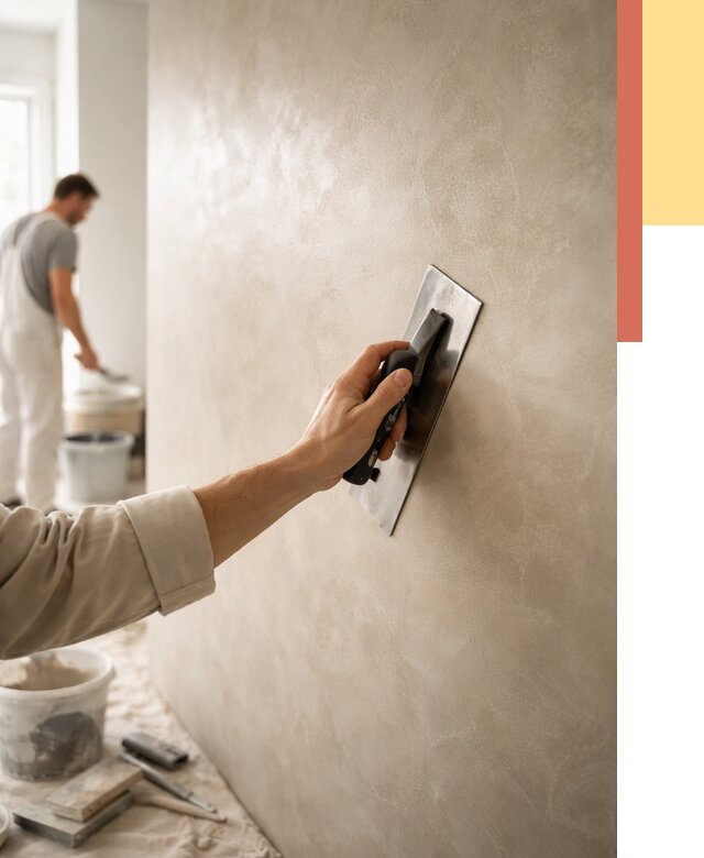 Венецианская штукатурка в Лангепасе от 3535 руб/м² — нанесение стен под ключ | ОТДЕЛОЧНИК-Лнг