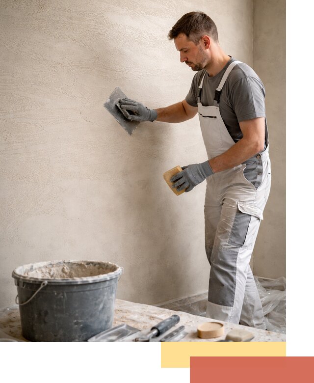 Декоративная штукатурка травертин в Лангепасе для стен и потолков