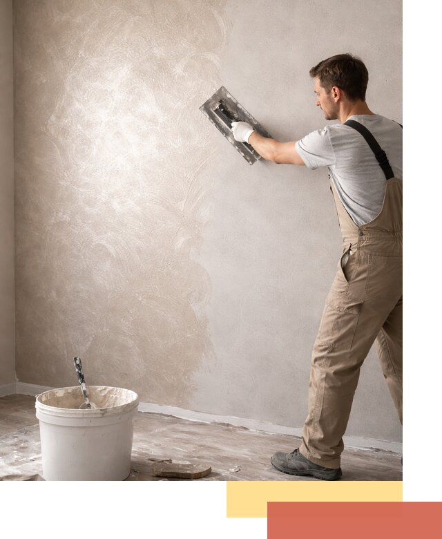 Декоративная штукатурка «Мокрый шелк» под ключ в Лангепасе