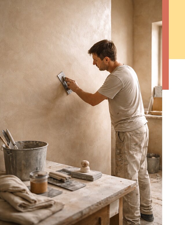 Марокканская штукатурка таделакт в Лангепасе под ключ от 4242 руб. | ОТДЕЛОЧНИК-Лнг