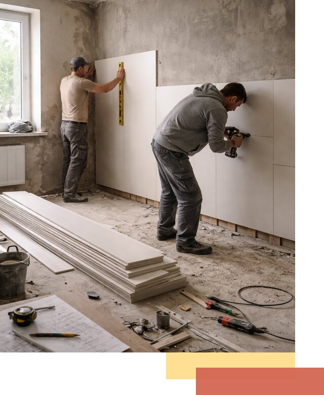 Монтаж ПВХ панелей на стены в Лангепасе качественно и быстро