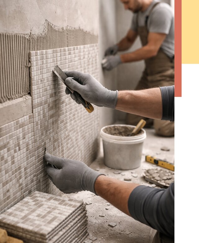 Облицовка стен мозаикой в Лангепасе от 3232 руб/м2 — укладка мозаики на стены | ОТДЕЛОЧНИК-Лнг