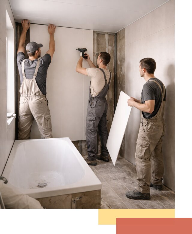 Отделка ванной панели ПВХ профессионально в Лангепасе