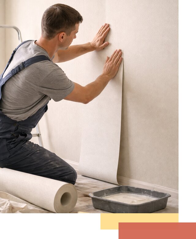 Поклейка флизелиновых обоев в Лангепасе качественно и быстро