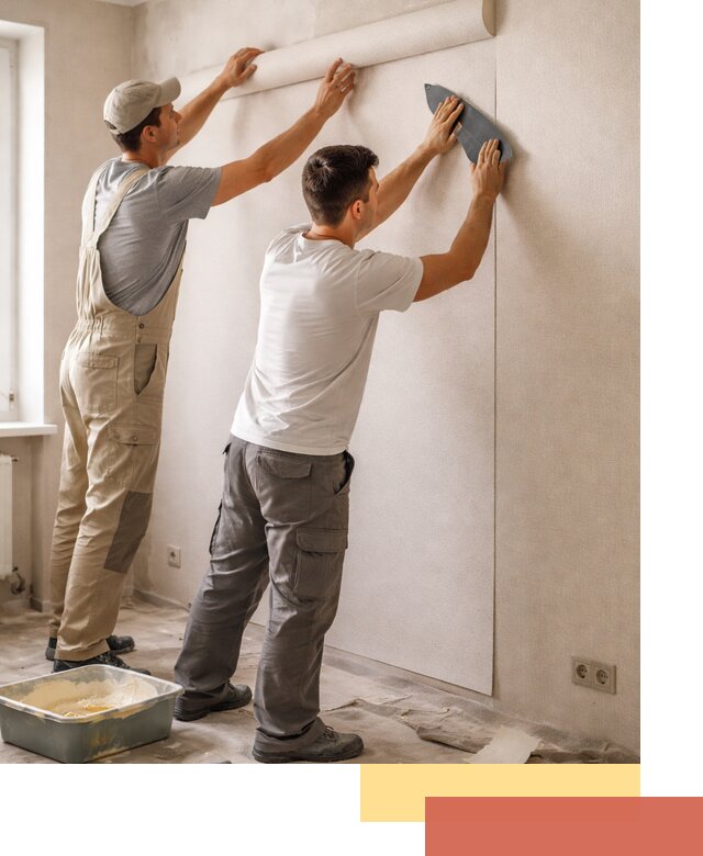 Поклейка виниловых обоев в Лангепасе профессионально и качественно