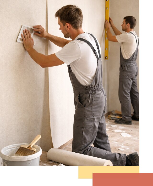 Поклейка бумажных обоев в Лангепасе качественно и недорого