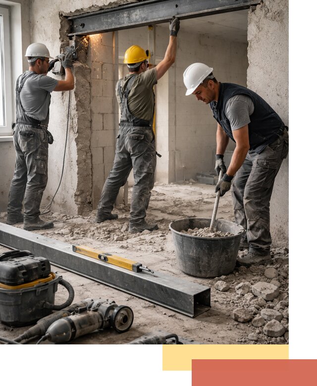 Создание проемов в стенах и несущих конструкциях в Лангепасе