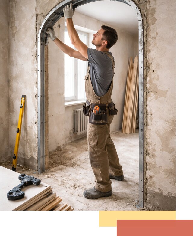 Устройство арочного проема в Лангепасе под ключ