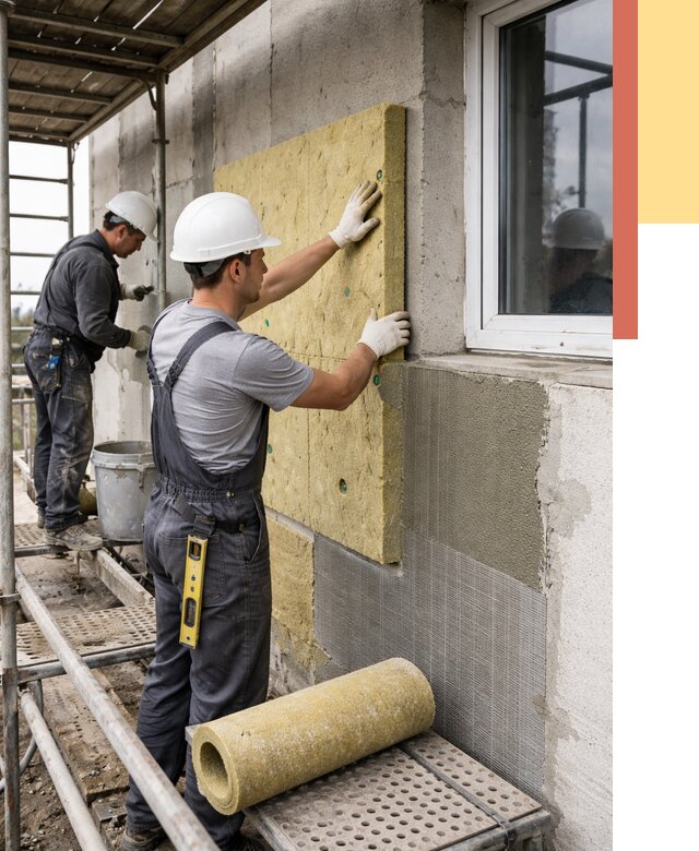 Утепление стен в Лангепасе от 4343 руб. под ключ — быстро и недорого | ОТДЕЛОЧНИК-Лнг