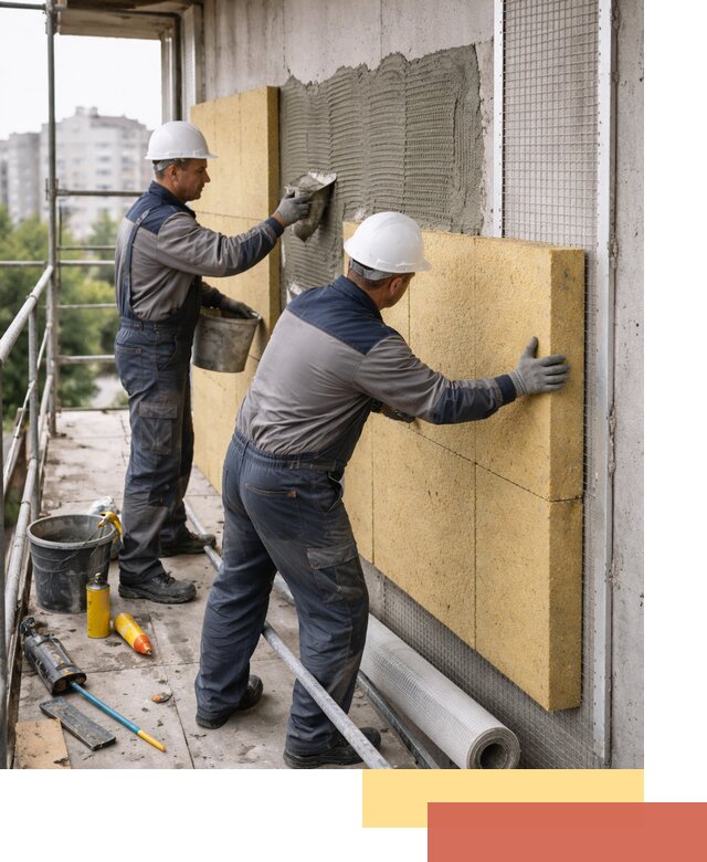 Утепление стен зданий и домов в Лангепасе качественно и надежно