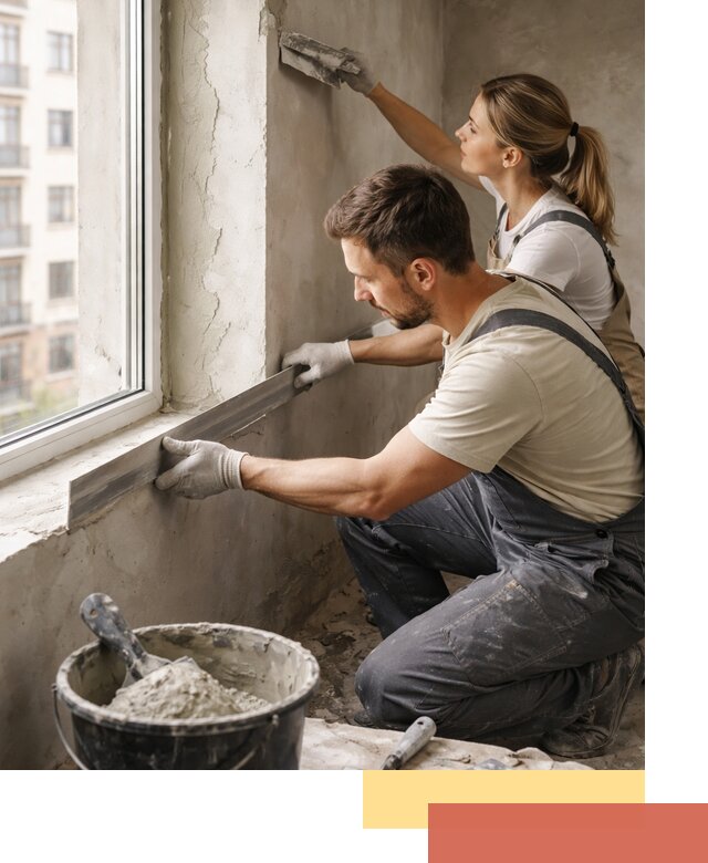 Штукатурка откосов дверей и окон профессионально в Лангепасе