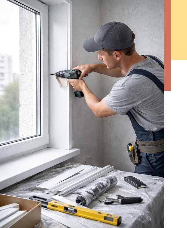 Установка пластиковых откосов в Лангепасе от 2273 руб. | ОТДЕЛОЧНИК-Лнг монтаж, быстро и недорого