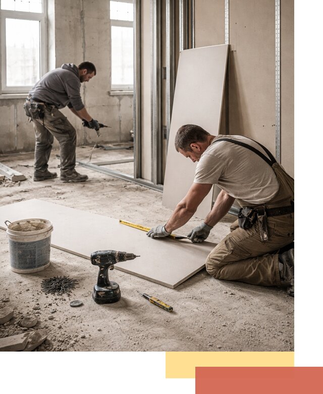 Кладка перегородок из ПГП под ключ в Лангепасе