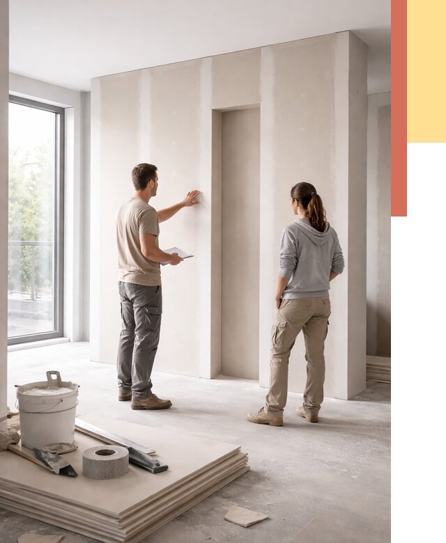 Зонирующая перегородка из гипсокартона в Лангепасе от 2828 руб. под ключ | ОТДЕЛОЧНИК-Лнг