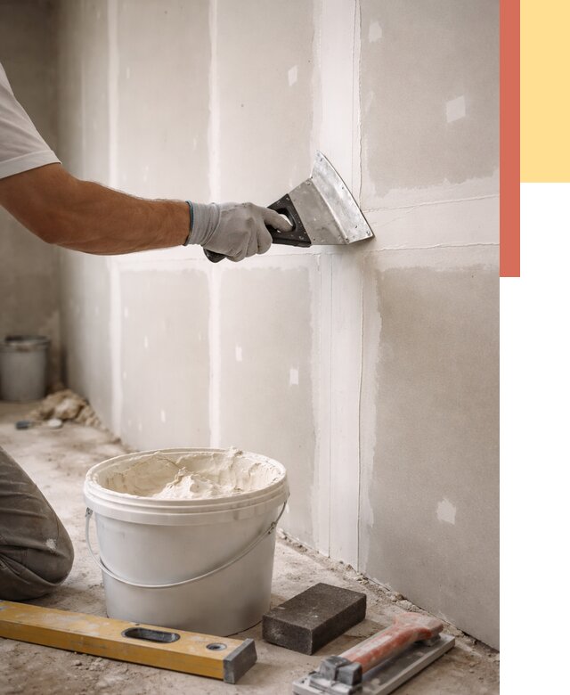 Шпаклевка перегородок из гипсокартона в Лангепасе от 2525 руб. — услуги ОТДЕЛОЧНИК-Лнг