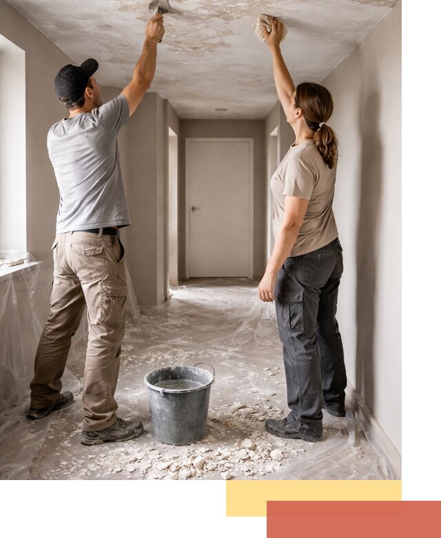 Удаление побелки с потолка в Лангепасе — быстро и аккуратно