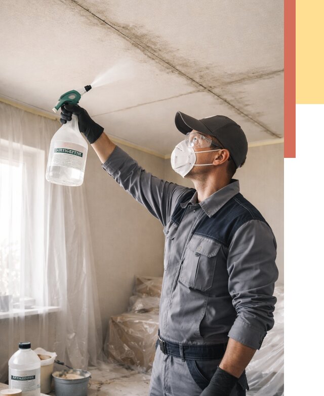 Антисептическая обработка потолка в Лангепасе от 2525 руб. | ОТДЕЛОЧНИК-Лнг