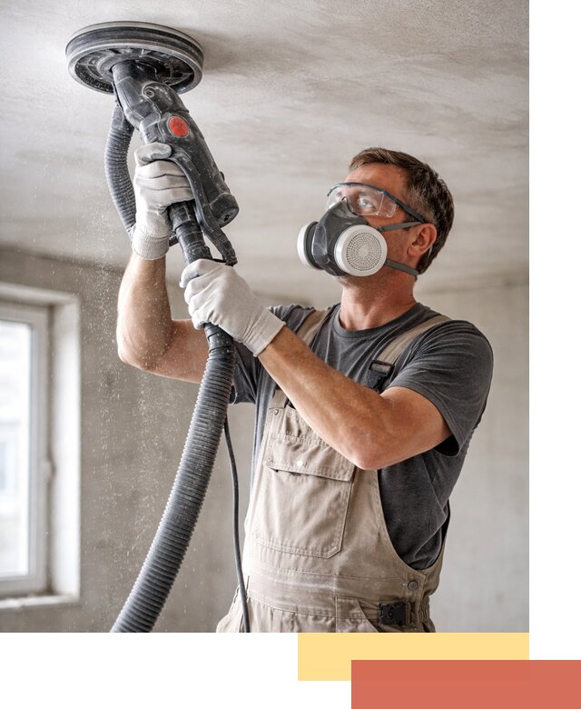 Шлифовка потолка в Лангепасе — качественная подготовка под отделку