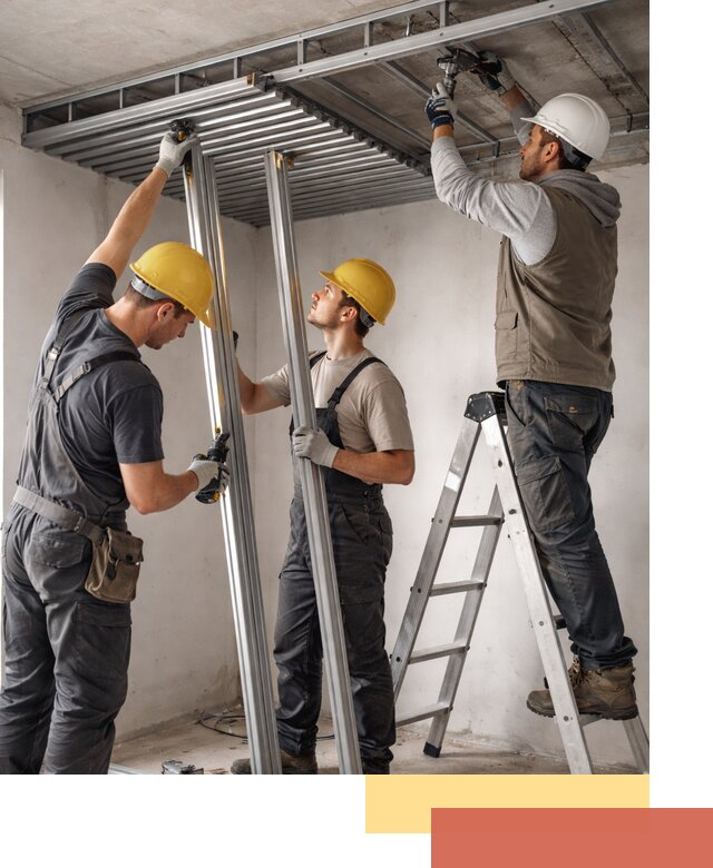 Монтаж реечного потолка под ключ в Лангепасе