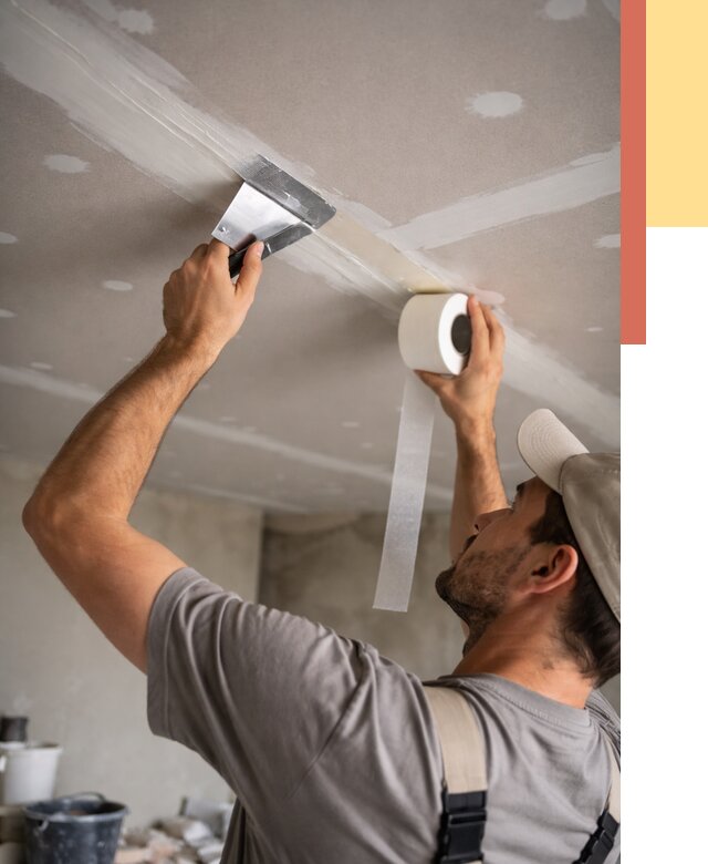 Обработка швов потолка ГКЛ в Лангепасе от 7575 руб. под ключ | ОТДЕЛОЧНИК-Лнг