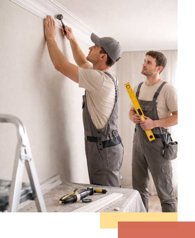 Монтаж потолочного плинтуса в Лангепасе качественно и быстро