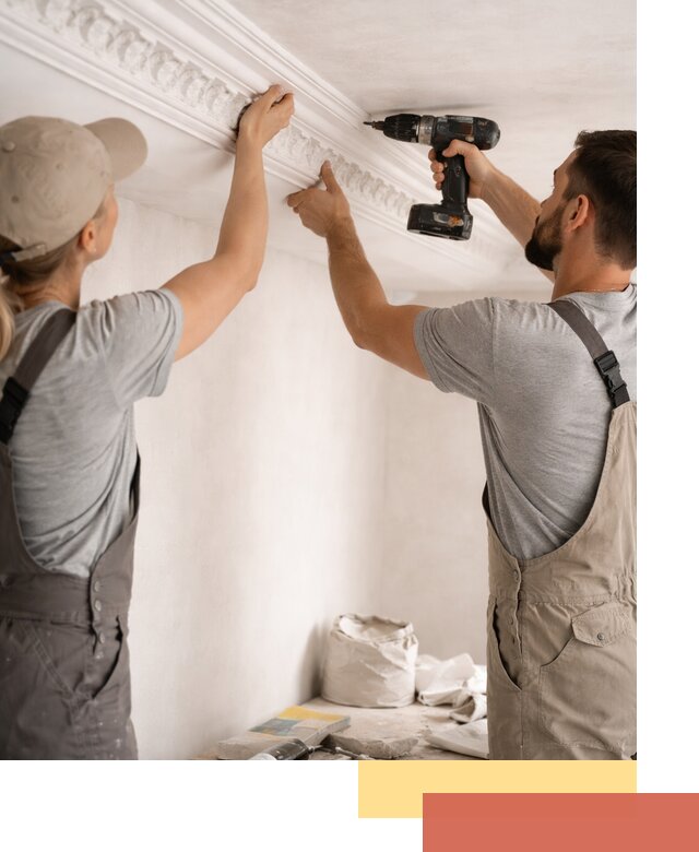 Профессиональный монтаж лепнины на потолок в Лангепасе