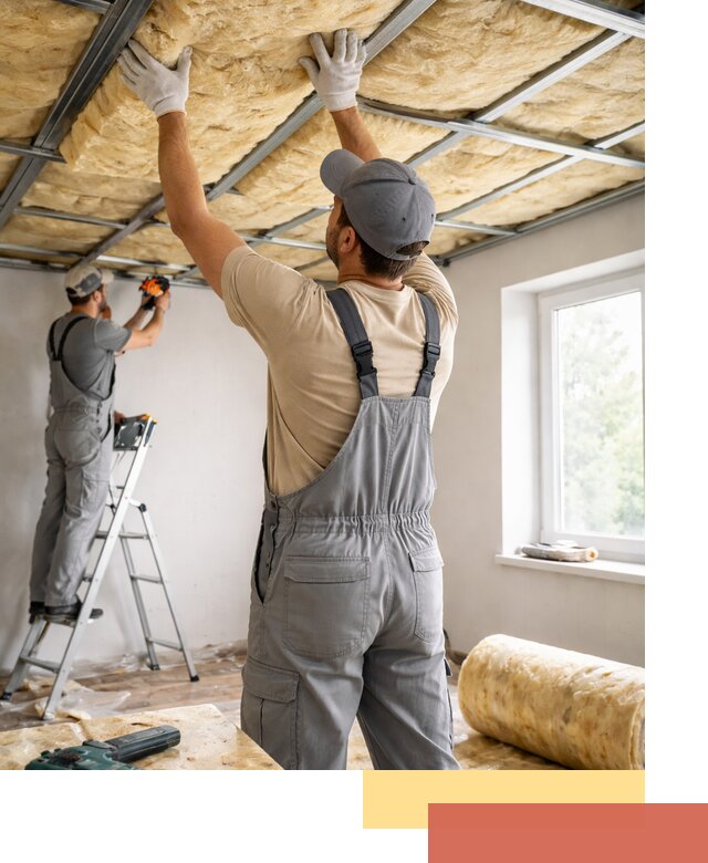 Утепление потолка под ключ в Лангепасе качественно и быстро