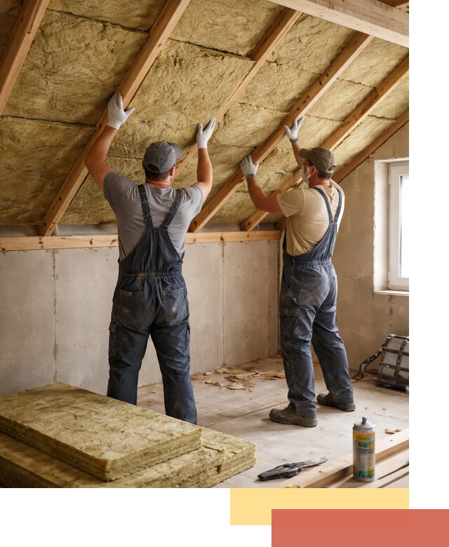 Утепление потолка минеральной ватой в Лангепасе